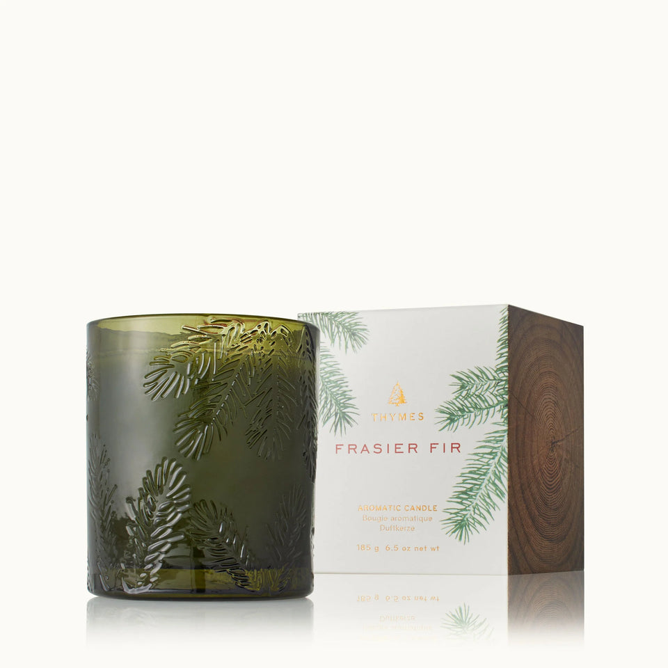 Thymes Molded Green Glass Candle | Shop Eleanor