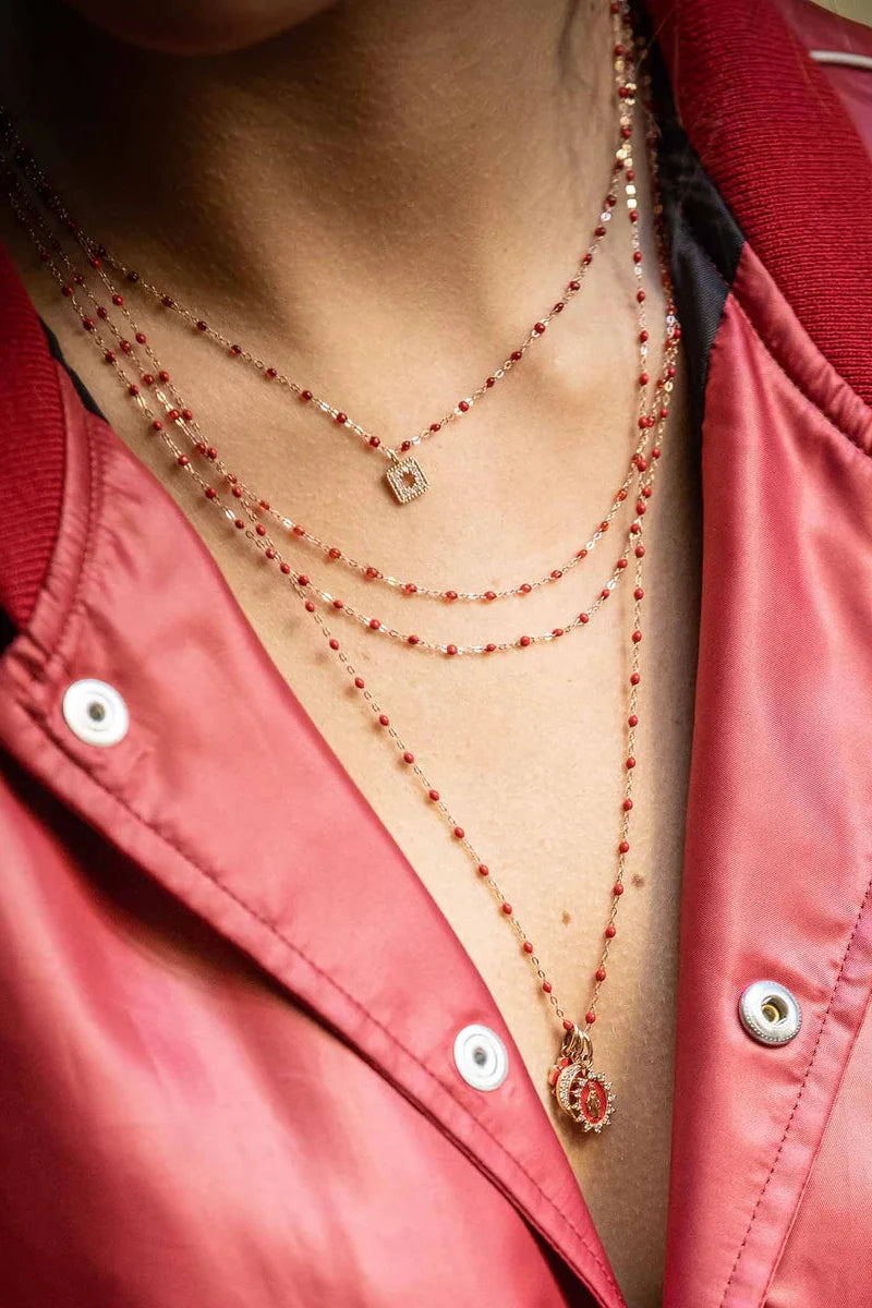 Gigi Clozeau Classic Gigi Necklace in Poppy - 17.7" | Shop Eleanor