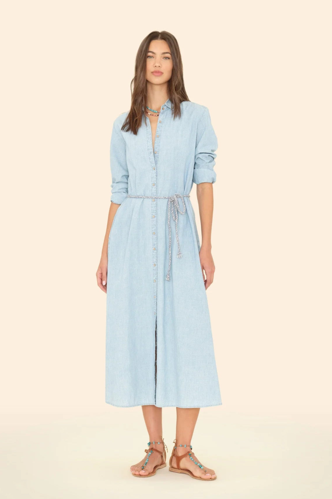 Xírena Bowen Dress in Air Blue | Shop Eleanor