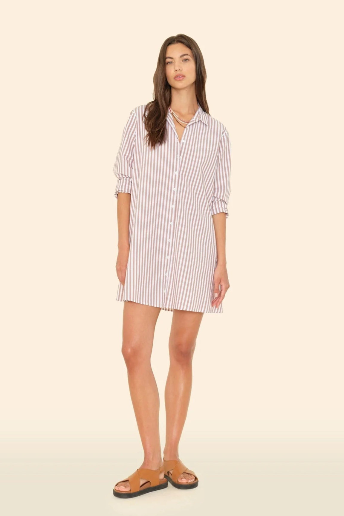 Xírena Bobby Dress in Cafe | Shop Eleanor