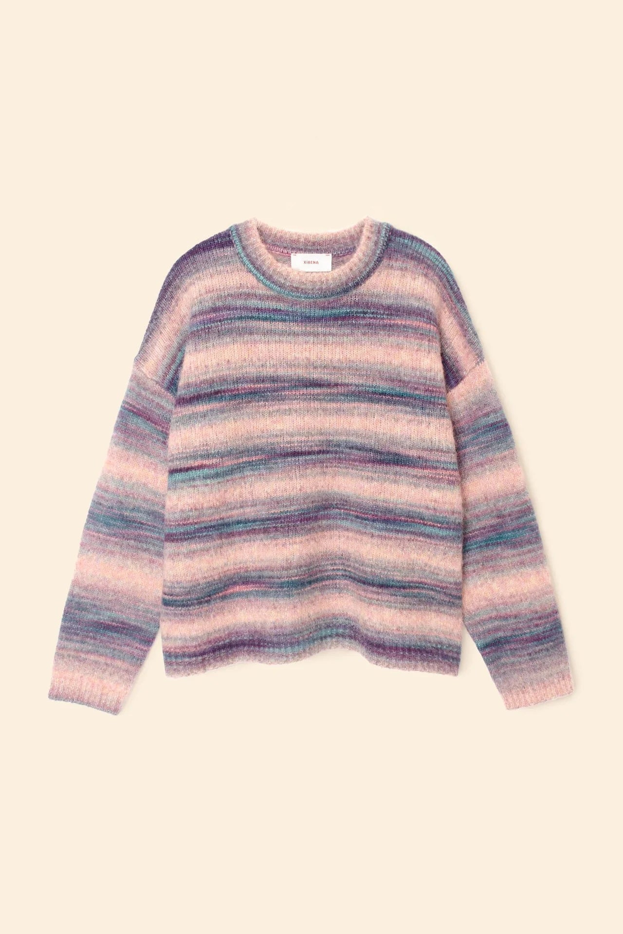Xírena Pink Ombre Striped Alpaca Wool Blend Soft Luxurious Sweater | Shop Eleanor - Women's Sweaters
