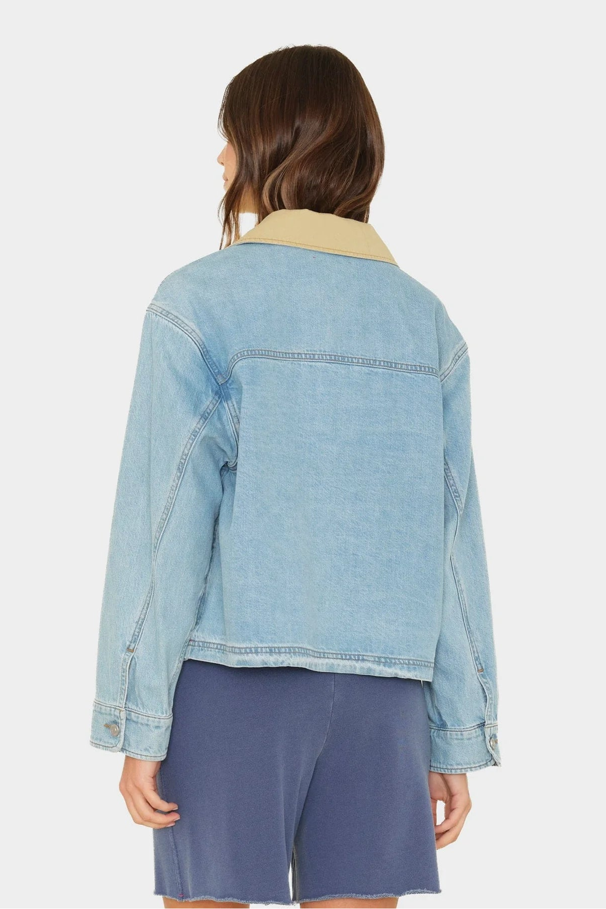Xírena Blue Denim Trucker Jacket | Shop Eleanor