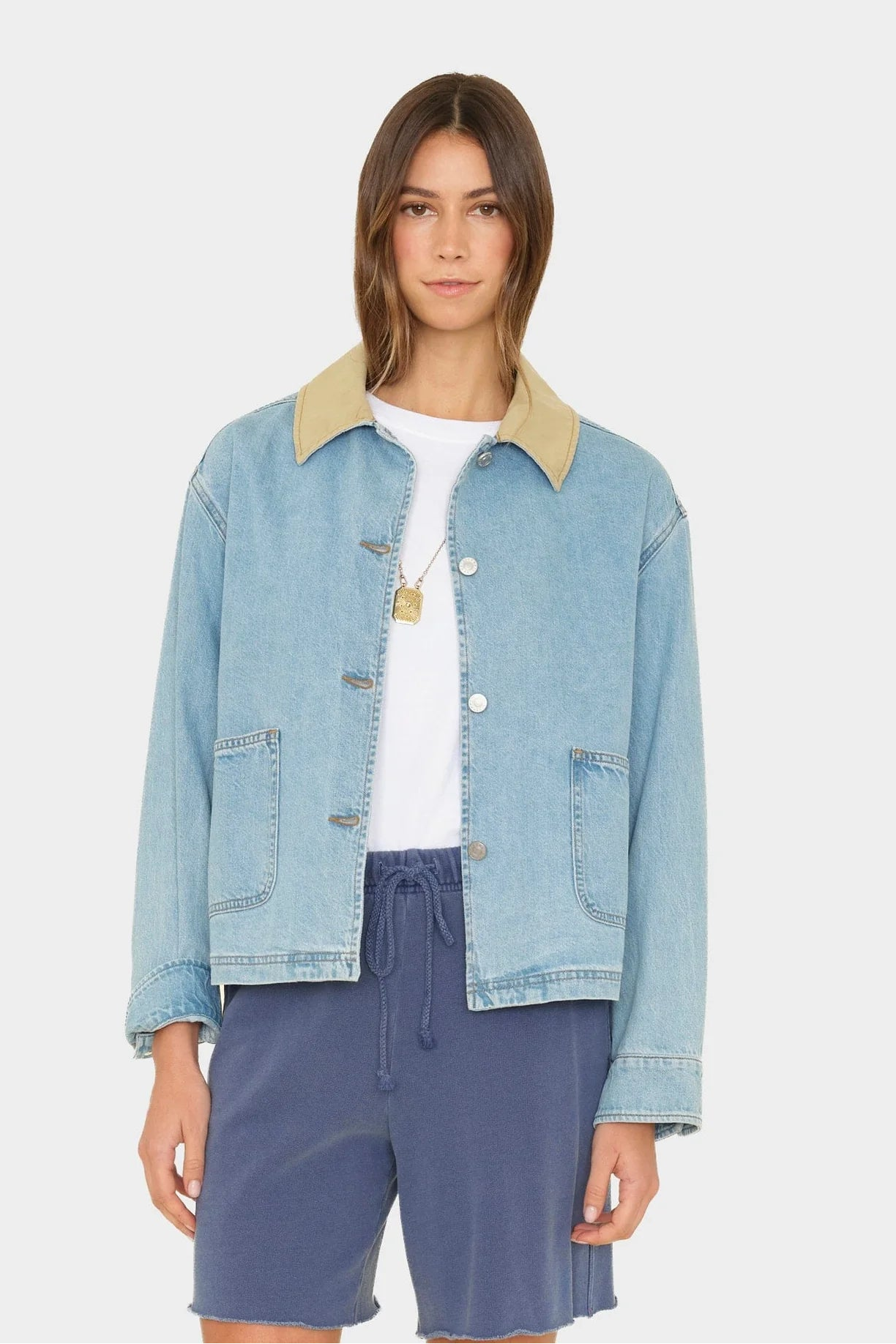 Xírena Blue Cloud Cove Denim Jacket | Shop Eleanor