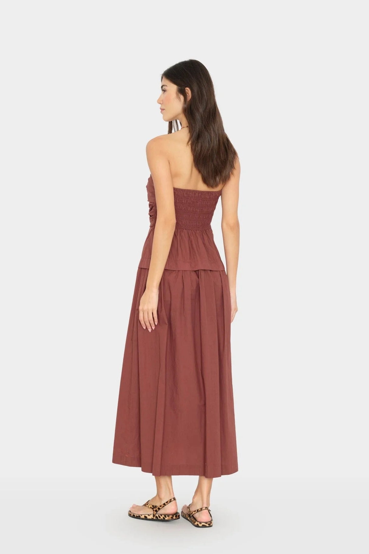 Xírena Ciara Dress in Adobe Brown | Shop Eleanor