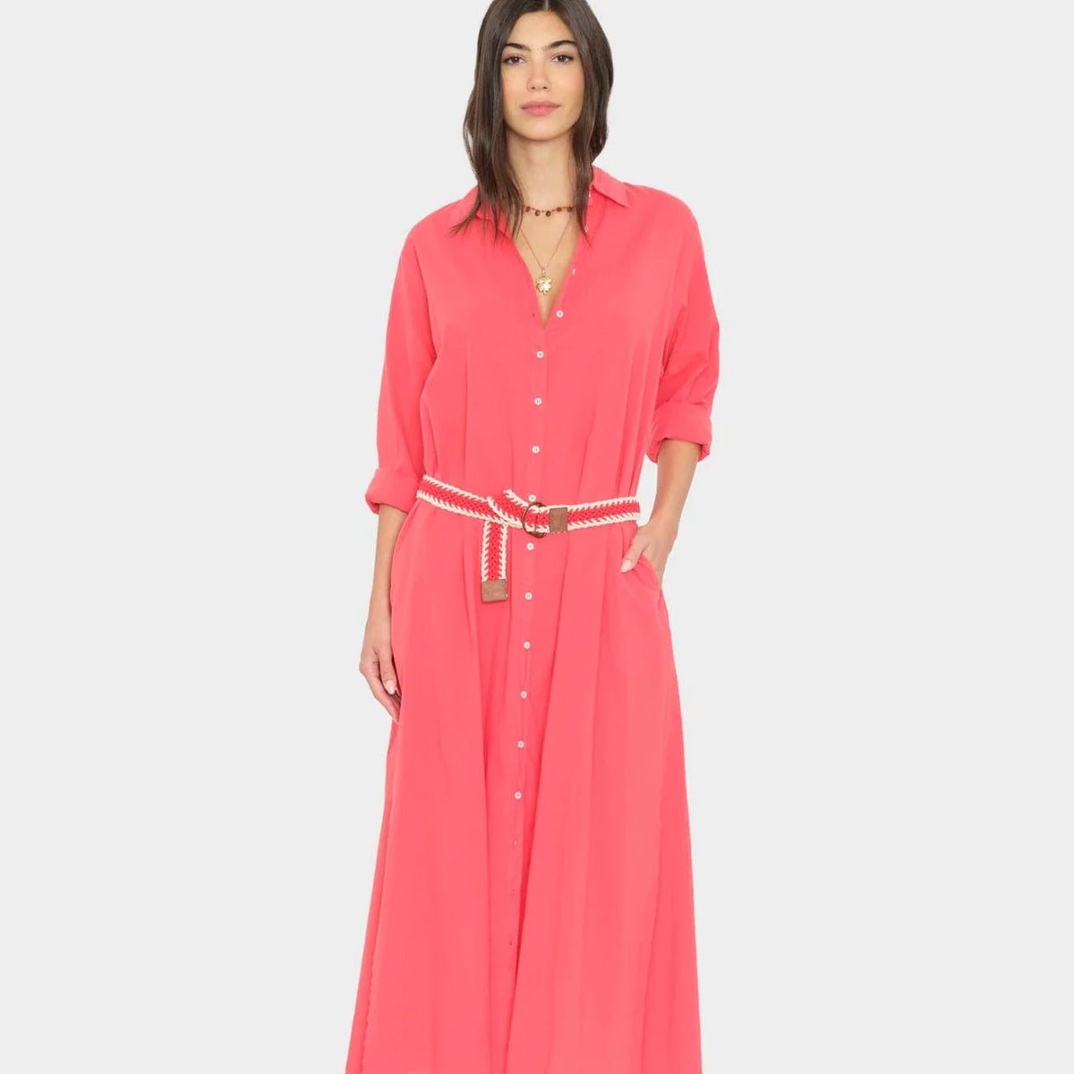 boden red and pink dress Strawberry Tulle Dress - Red/Pink